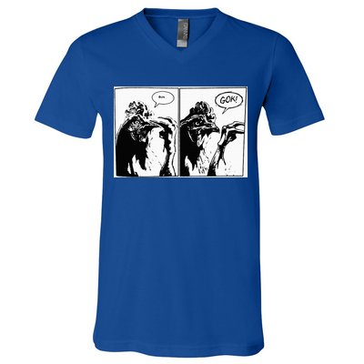Buh Gok Chicken V-Neck T-Shirt