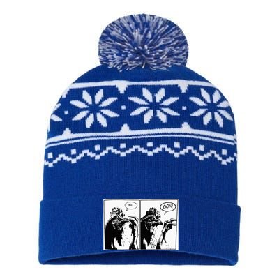 Buh Gok Chicken USA-Made Snowflake Beanie