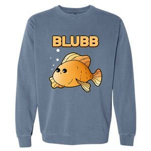 Blubb Goldfish Cute Fish Aquarium Fish Goldfish Garment-Dyed Sweatshirt