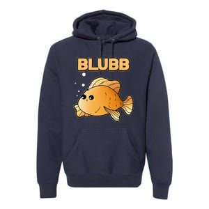 Blubb Goldfish Cute Fish Aquarium Fish Goldfish Premium Hoodie