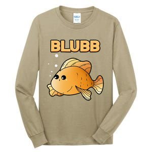 Blubb Goldfish Cute Fish Aquarium Fish Goldfish Tall Long Sleeve T-Shirt