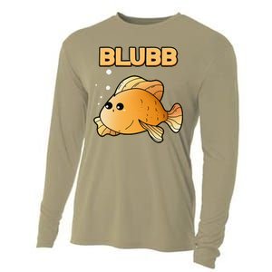 Blubb Goldfish Cute Fish Aquarium Fish Goldfish Cooling Performance Long Sleeve Crew