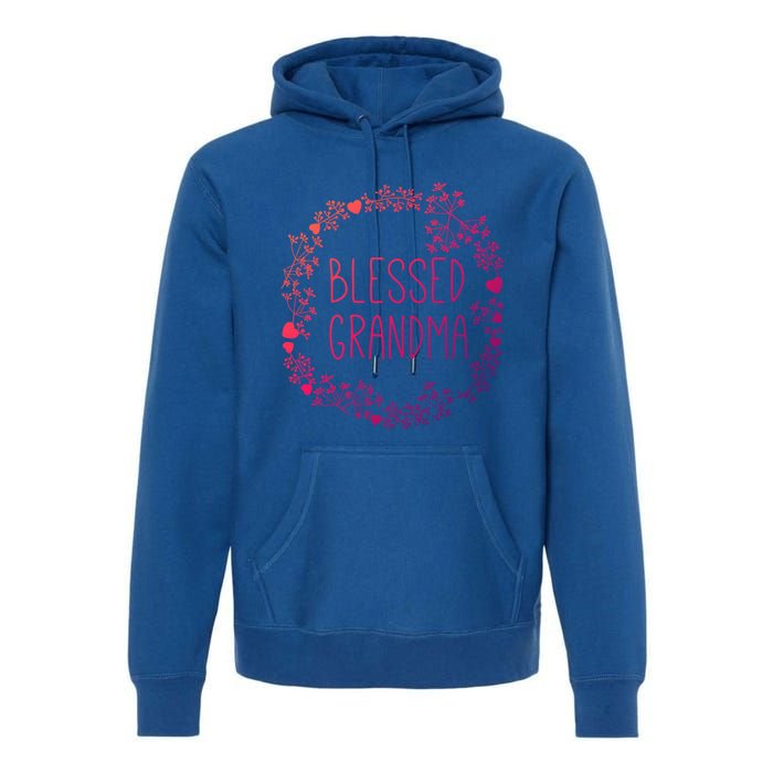 Blessed Grandma Christian Religious Funny Gift Best Grammy Ever Funny Gift Premium Hoodie