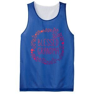 Blessed Grandma Christian Religious Funny Gift Best Grammy Ever Funny Gift Mesh Reversible Basketball Jersey Tank