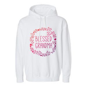 Blessed Grandma Christian Religious Funny Gift Best Grammy Ever Funny Gift Garment-Dyed Fleece Hoodie