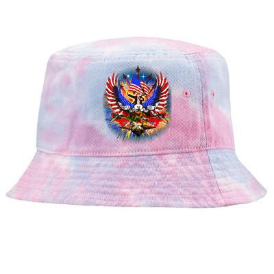 Bad Girl Club Donald Trump Mug Tie-Dyed Bucket Hat