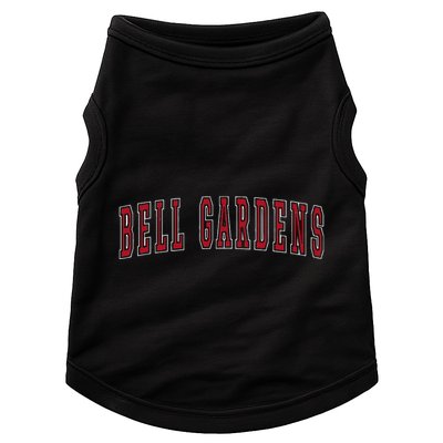 Bell Gardens California Souvenir Vacation College Style Red Doggie Tank