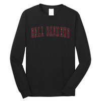 Bell Gardens California Souvenir Vacation College Style Red Long Sleeve Shirt