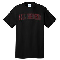 Bell Gardens California Souvenir Vacation College Style Red Tall T-Shirt