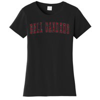 Bell Gardens California Souvenir Vacation College Style Red Women's T-Shirt