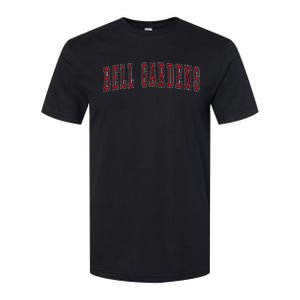 Bell Gardens California Souvenir Vacation College Style Red Softstyle CVC T-Shirt