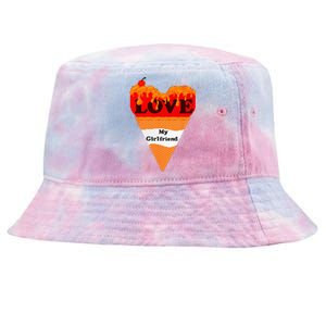 Boyfriend Girlfriend Couple Matching Love Ice Cream Tie-Dyed Bucket Hat