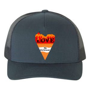 Boyfriend Girlfriend Couple Matching Love Ice Cream Yupoong Adult 5-Panel Trucker Hat