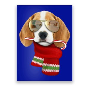 Beagle Gift Christmas Gift For Dog Lovers Puppy Sunglasses Gift Poster