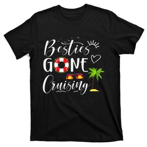 Besties Gone Cruising Matching Trip Cruise Vacation T-Shirt