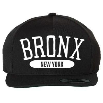 Bronx Gift College Style Bronx New York Ny Gift Wool Snapback Cap