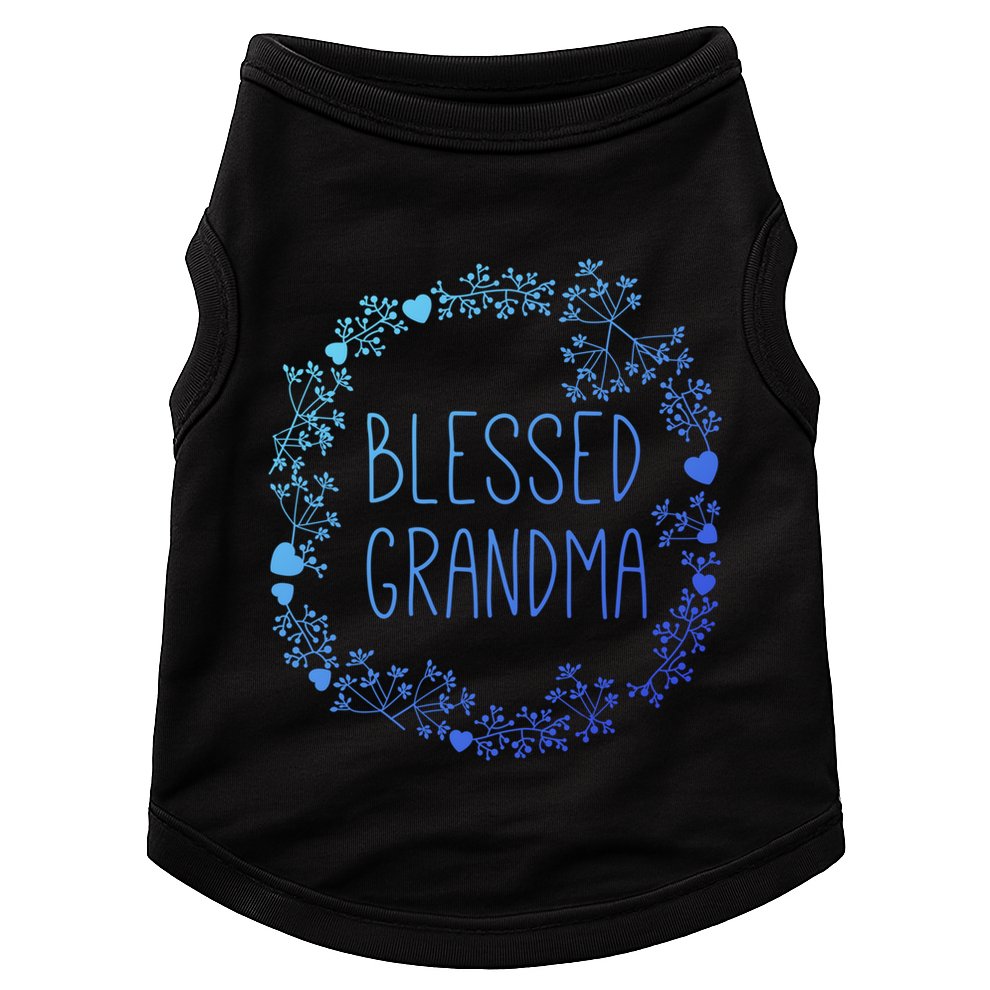 Blessed Grandma Christian Religious Funny Gift Best Grammy Ever Funny Gift Doggie Tank