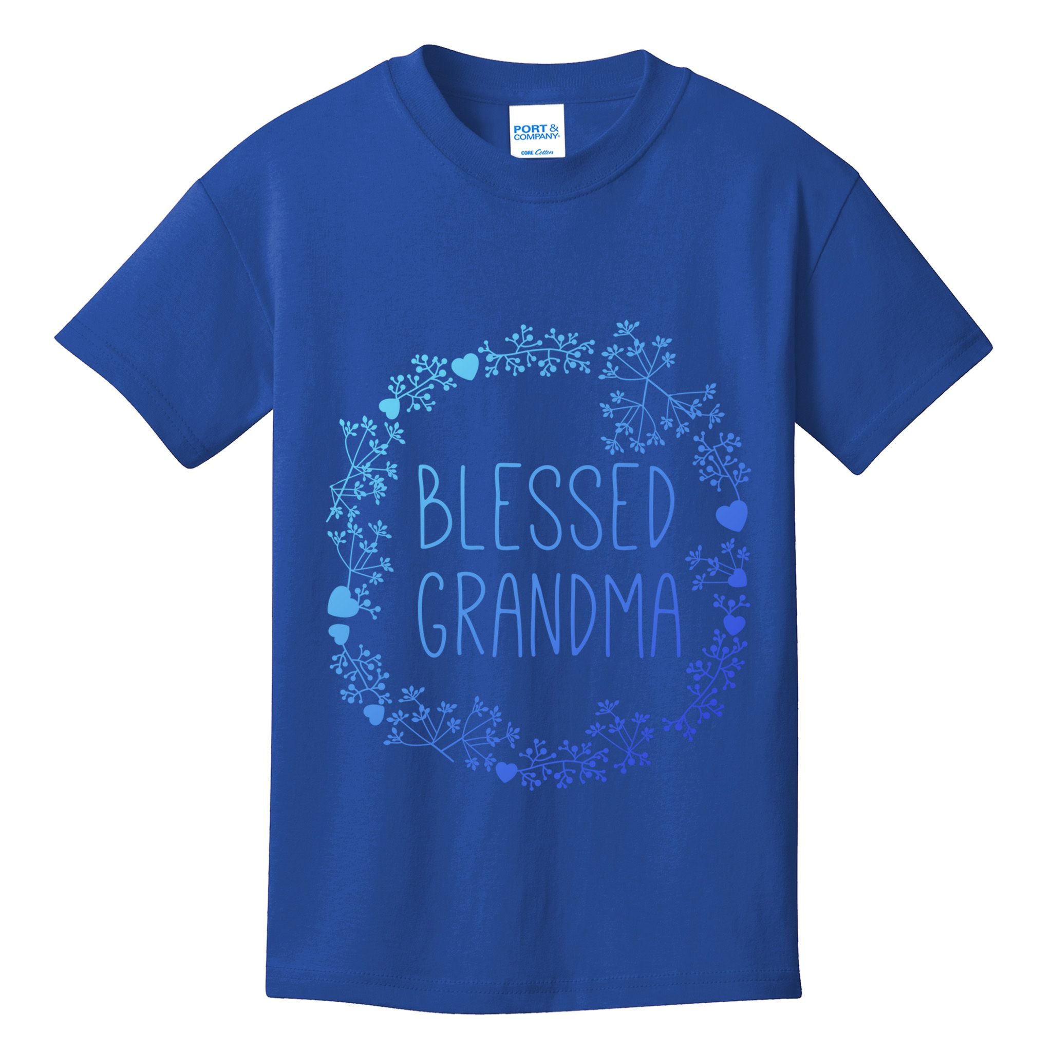 Blessed Grandma Christian Religious Funny Gift Best Grammy Ever Funny Gift Kids T-Shirt