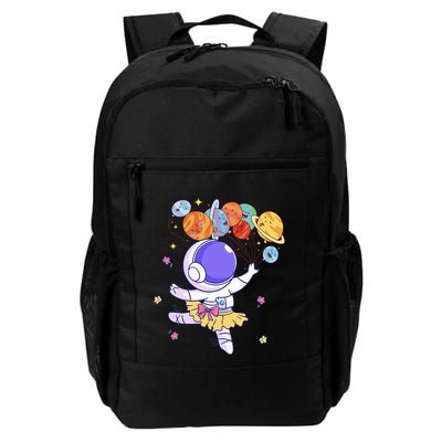 Ballerina Girl Cute Space Astronaut Costume Planet Balloons Backpack