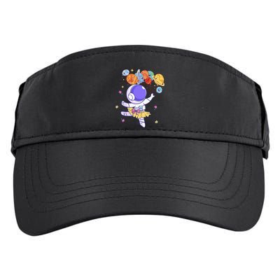 Ballerina Girl Cute Space Astronaut Costume Planet Balloons Adult Drive Performance Visor