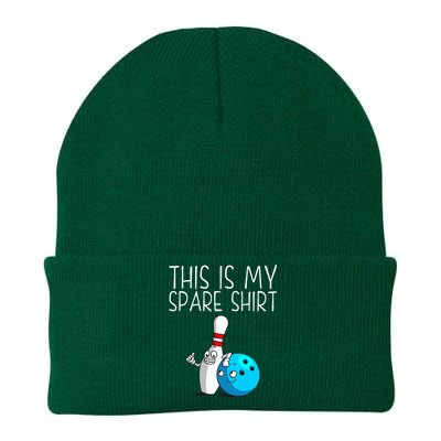 Bowling Gift Cool Bowler Spare Ball Pin Knit Cap Winter Beanie