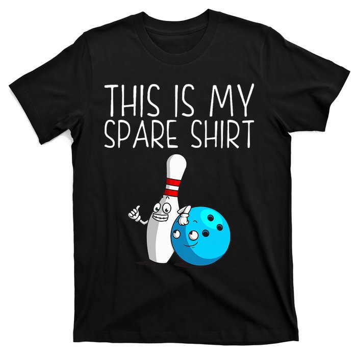 Bowling Gift Cool Bowler Spare Ball Pin T-Shirt