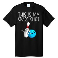 Bowling Gift Cool Bowler Spare Ball Pin Tall T-Shirt