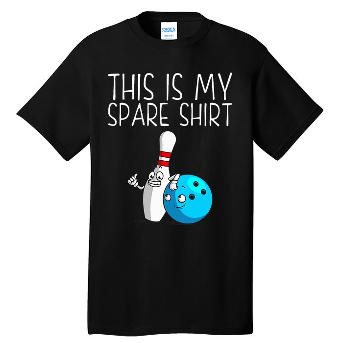 Bowling Gift Cool Bowler Spare Ball Pin Tall T-Shirt