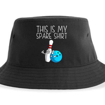 Bowling Gift Cool Bowler Spare Ball Pin Sustainable Bucket Hat