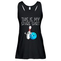 Bowling Gift Cool Bowler Spare Ball Pin Ladies Essential Flowy Tank