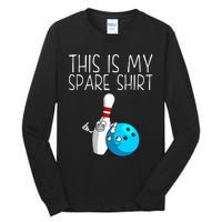 Bowling Gift Cool Bowler Spare Ball Pin Tall Long Sleeve T-Shirt