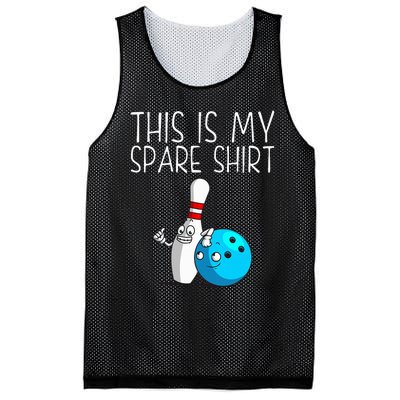 Bowling Gift Cool Bowler Spare Ball Pin Mesh Reversible Basketball Jersey Tank