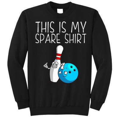 Bowling Gift Cool Bowler Spare Ball Pin Tall Sweatshirt