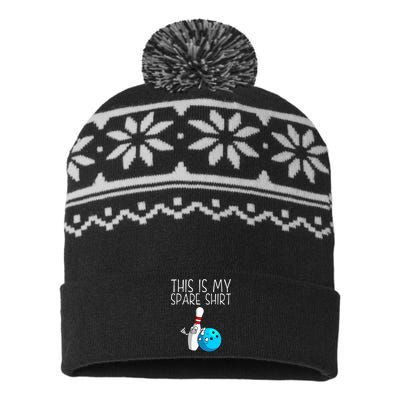 Bowling Gift Cool Bowler Spare Ball Pin USA-Made Snowflake Beanie