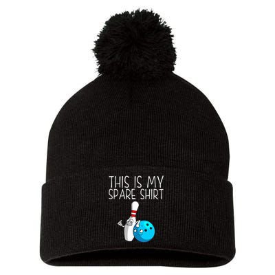 Bowling Gift Cool Bowler Spare Ball Pin Pom Pom 12in Knit Beanie