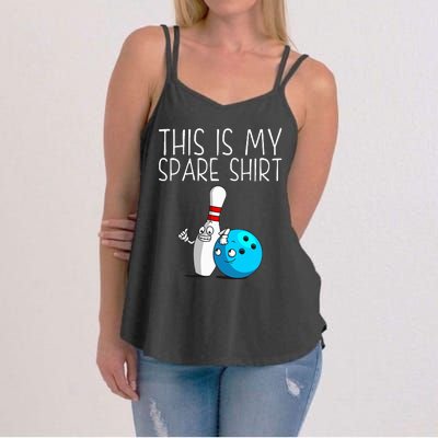 Bowling Gift Cool Bowler Spare Ball Pin Women's Strappy Tank