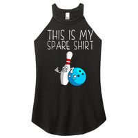 Bowling Gift Cool Bowler Spare Ball Pin Women's Perfect Tri Rocker Tank