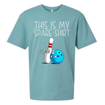 Bowling Gift Cool Bowler Spare Ball Pin Sueded Cloud Jersey T-Shirt