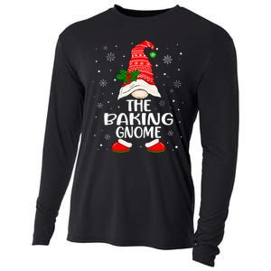 Baking Gnome Christmas Pajama Set Cooling Performance Long Sleeve Crew