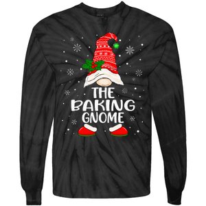 Baking Gnome Christmas Pajama Set Tie-Dye Long Sleeve Shirt