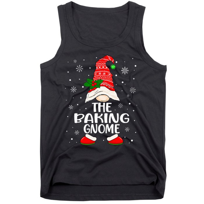 Baking Gnome Christmas Pajama Set Tank Top