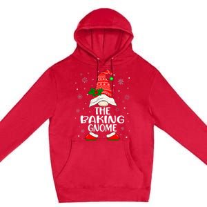 Baking Gnome Christmas Pajama Set Premium Pullover Hoodie