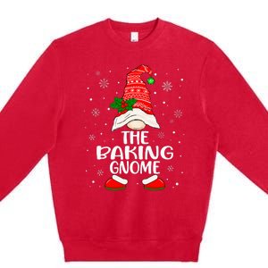 Baking Gnome Christmas Pajama Set Premium Crewneck Sweatshirt