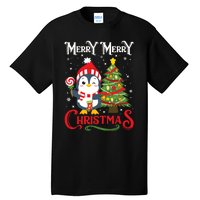 Boy Girl Christmas Pajamas Funny Penguin Tall T-Shirt