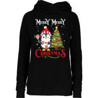 Boy Girl Christmas Pajamas Funny Penguin Womens Funnel Neck Pullover Hood