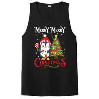 Boy Girl Christmas Pajamas Funny Penguin PosiCharge Competitor Tank