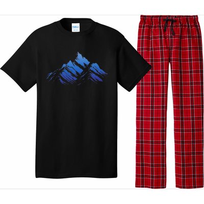 Blue Gradient Cool Pajama Set