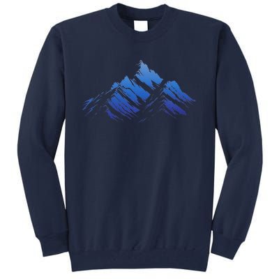 Blue Gradient Cool Tall Sweatshirt