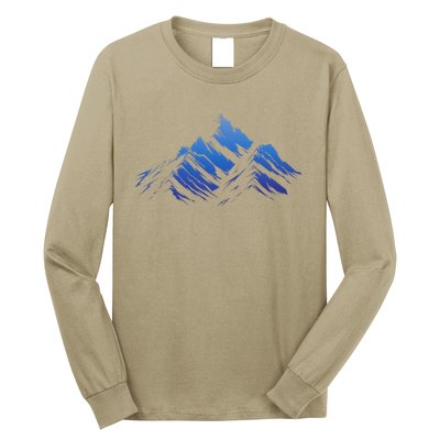 Blue Gradient Cool Long Sleeve Shirt