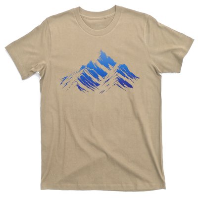 Blue Gradient Cool T-Shirt